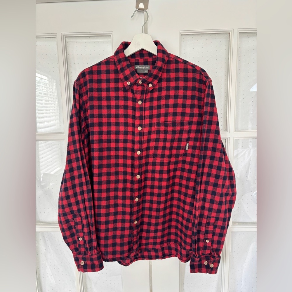 Eddie Bauer Men’s plaid shirt
